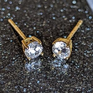 24K Gold Plated Stud Earrings